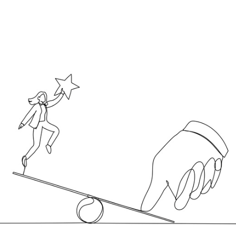 The Spiritual Seesaw